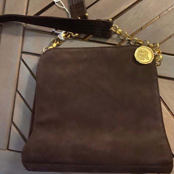 Vintage Jay Herbert by Sharif brown crossbody bag - Picture 6 of 8